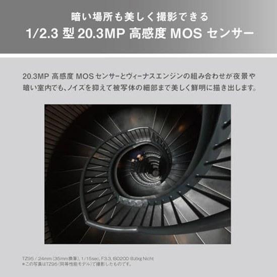 Panasonic Kompaktkamera High-Zoom optisch 30x LUMIX DC-TZ99-K