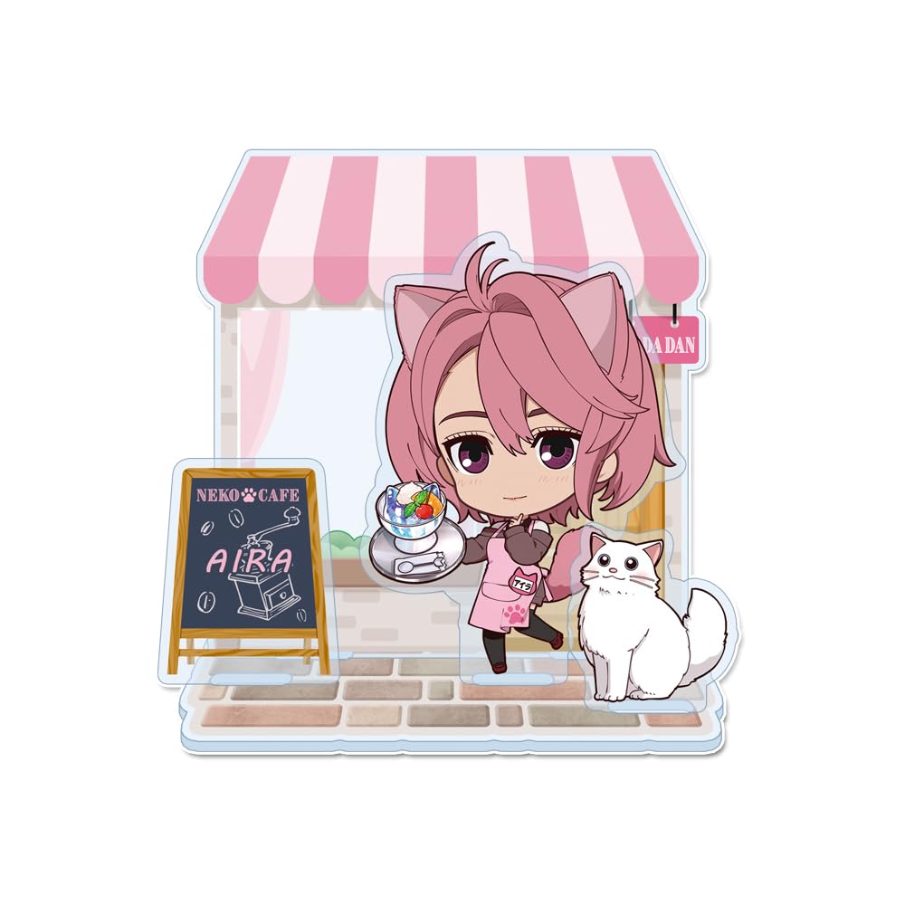 ТВ-аниме «Дандадан» Айра Пучичоко Мини-акриловая диорама Кошачье кафе