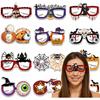 6 pcs Funny Cosplay Eyeglass Spider Design Party Photo Props Halloween Paper Glasses  Party