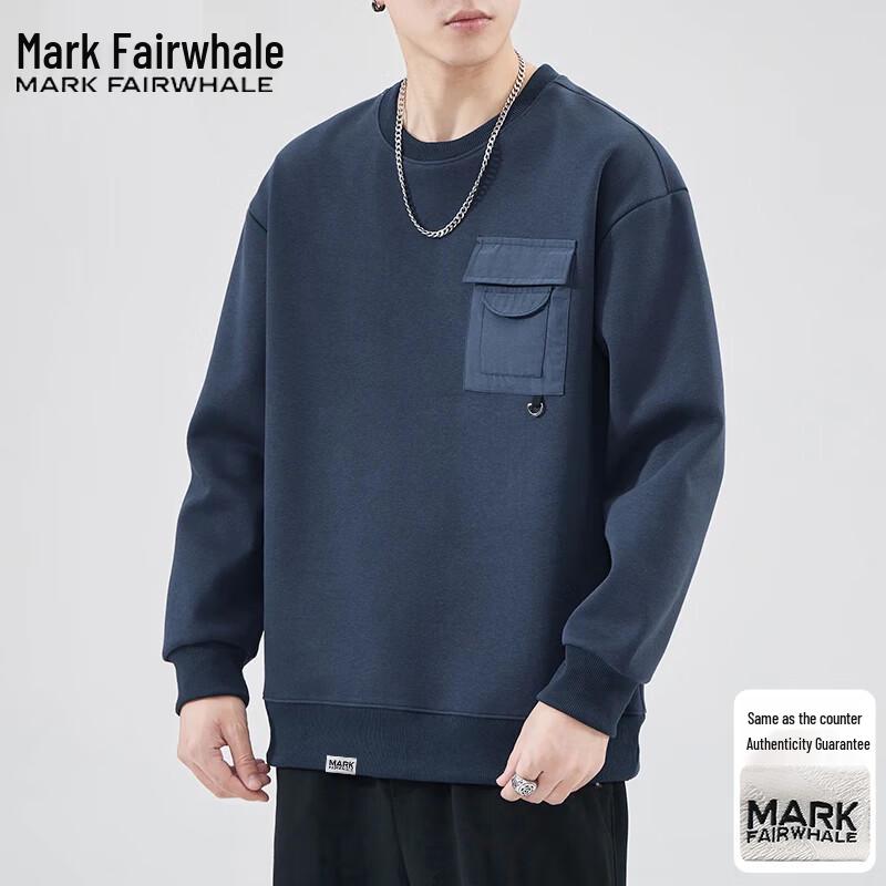 Mark Huafei Men's Long Sleeve Pocket T-Shirt