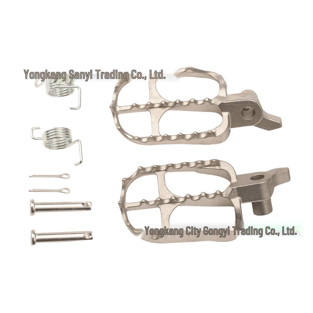 2024 Yamaha Off-road YZ250F/450F WR250F/450F Stainless Steel Footpegs