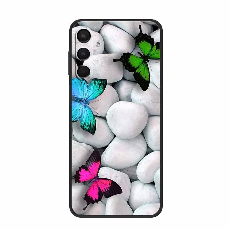 For Samsung Galaxy A55 5G Case Luxury TPU Soft Silicone Phone Back Cover for Samsung Galaxy A 55 Protective Shockproof Fundas