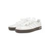 Adidas Vl Court Classic Leather Abrasion Resistant Low top Skateboard Shoes Unisex Silver White JQ2470(Team1182-)