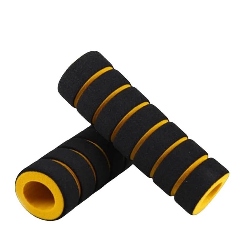 2Pcs Bicycle Grips MTB Sponge Handlebar Cover Grips Anti-skid Shock-absorbing Soft Bike Grips Ultraight Bicycle Handlebar Sleeve
