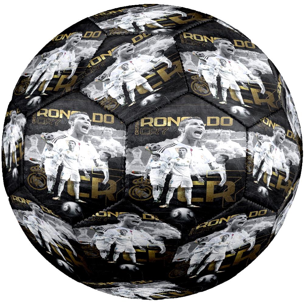 Ronaldo's Cr7 Football Legend Size 5 Soccer Football Machine Sewn Indoor/Outdoor Universal Football Perfect Gift for Sports Enthusiasts