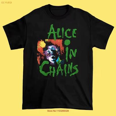 Alice In Chains Bandmitglied Musik Unisex Schwarzes T-Shirt Größe S-5XL Unisex T-Shirt