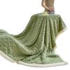 All-season Bedroom Throw Blanket Lamb Wool Winter Thickened Thermal Blanket Soft and Comfortable Nap Flannel Solid Color Blanket