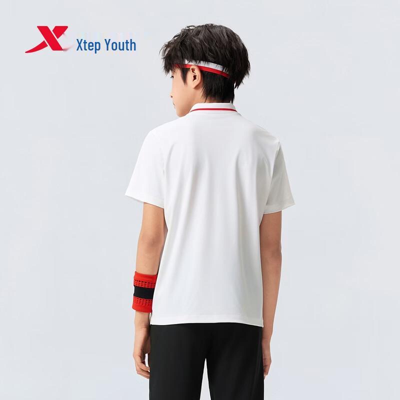 Xtep Youth Flag Raising Polo T-Shirt