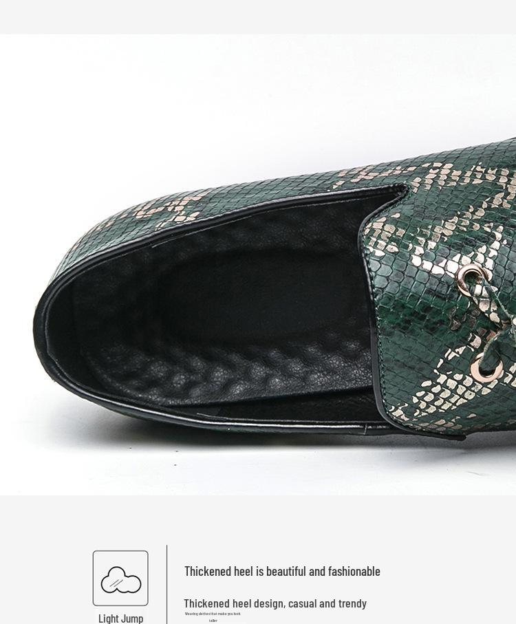 Men's Large Size Slip-On Tassel Loafers: Lightweight Leather Shoes for Spring and Autumn