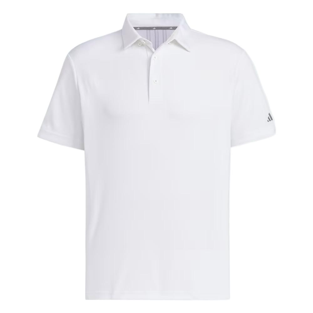 Adidas Golf Clothing Men's White Polo Collar Moderate
