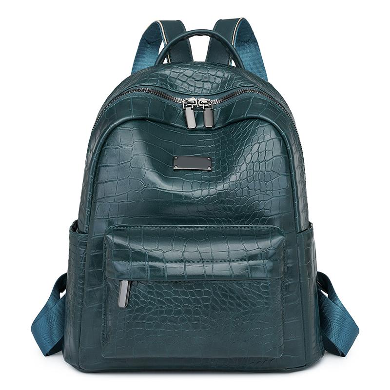 

Маленький рюкзак женский рюкзак из мягкой искусственной кожи для поездок на работу и обратно синий