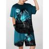 Children's T-shirt and Shorts Set, Comfortable, Skin-friendly and Breathable, Suitable for Sports and Daily Use
