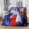 Cartoon Anime Inuyasha Throws Blanket for Sofa Bedding Couch Hiking Picnic Super Soft Cute kawaii Flannel Blanket birthday gift