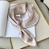 New Pashmina Silk Scarf Foulard Neckerchief Bandana Luxury Brand Female Hair Scarves Shawl Wraps Headband Hijab Cachecol