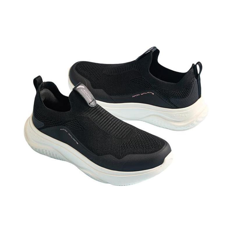 Anta Variety Training Collection Cushioned Wear-Resistant Breathable Lightweight Low-Top Training Shoes Women's Black Sneakers 122427701-1