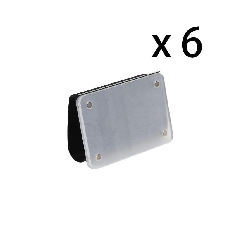 Car Picture Holder for Sun Visor Magnetic Car Visor Photo Clip Vertical Photo Display Clear Car Picture Frame 1/2/4/6/10PCS
