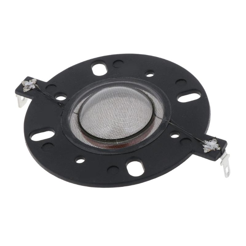 25,5 mm Schwingspule Schwarzer Horn-Hochtöner Seidenmembran Folie Höhen Rundrahmen 5,4 Ohm 25,5 mm Kern Lautsprecher Reparaturteile