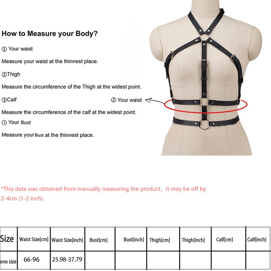Women Sexy Body Harness Belt  Bondage Lingerie Garter Belt  Lingerie Gothic Clothing Festival Rave Outfit