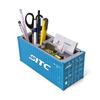SITC Seefrachtcontainer Stift- & Kartenhalter - Kunststoff-Aufbewahrungsbox mit Option für individuellen Text