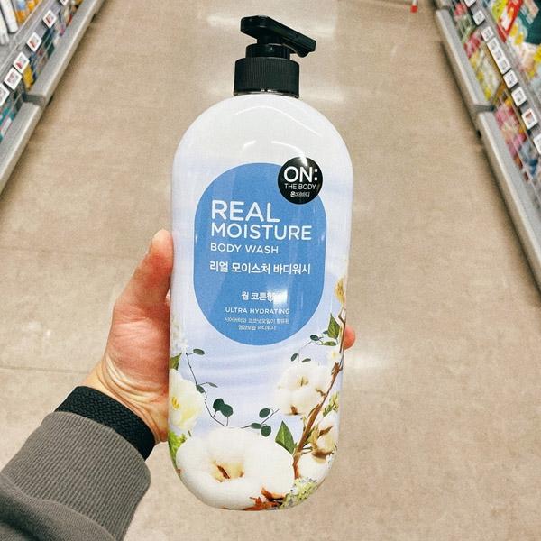 

ONTHEBODY Real Moisture Body Wash Warm Cotton 900g korea beauty cosmetic