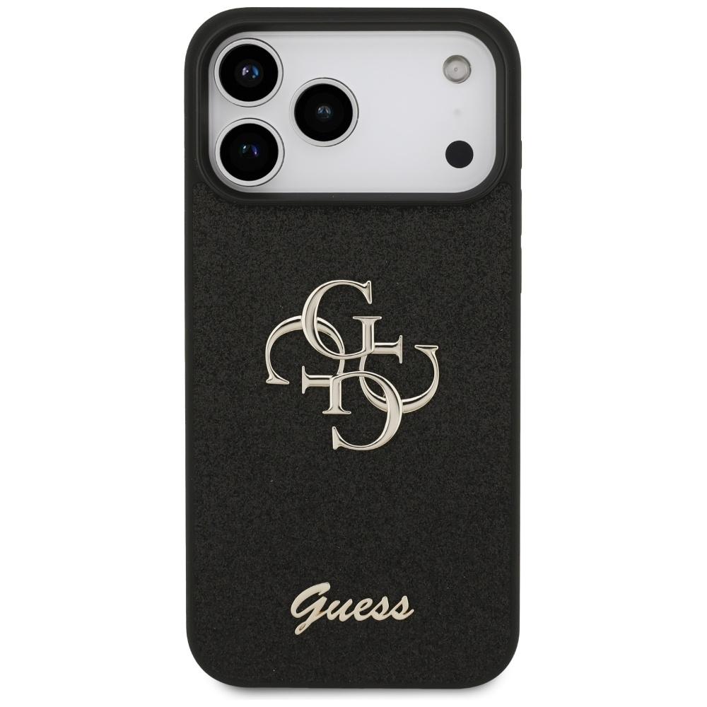 Etui Guess Fixed Glitter Big 4G Do       Iphone 17 Pro Max Czarny