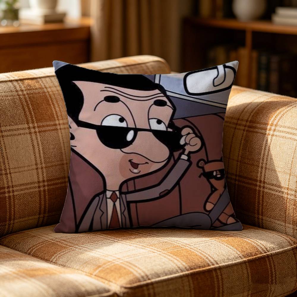 CClassic MMr BBean Pillow Case Cushion Cover Throw Pillow Case For Car Sofa
