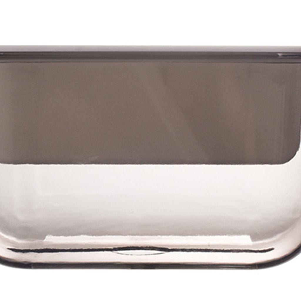 Adhesive Tissue Box Holder Clear Toilet Paper Holder for Home Restaurant Bathroom Desk Bedroom