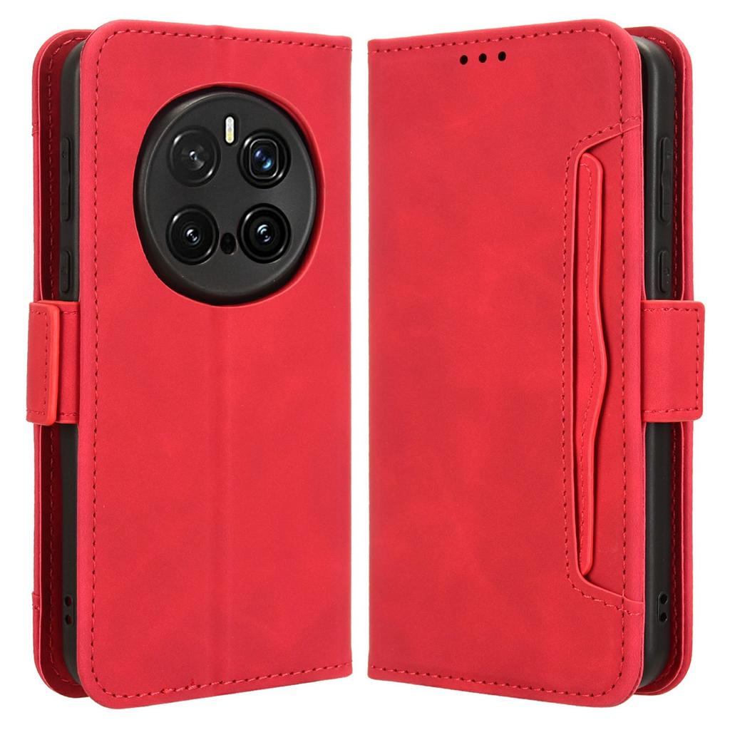 For Honor Magic7 Pro 5G Leather Case Phone Wallet Cover with Multiple Card Slots