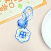 Motivational Acrylic Keychain with Bell Charm - Cute DIY Bag Accessory & Gift