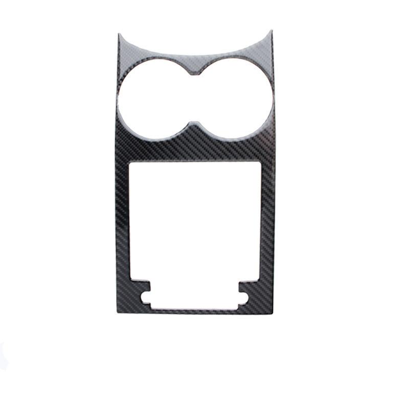 

Держатель чашки для воды из углеродного волокна, панель, накладка, наклейка для Porsche Macan 2015-2018, Стайлинг автомобиля, авто For Macan 2015-2018