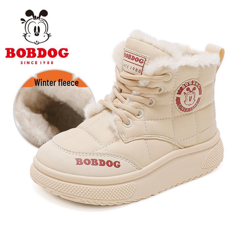 

Babudou Kids Waterproof Snow Boots - Velvet-Lined Winter Shoes for Boys & Girls, 2025 Edition. Size 37