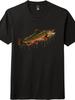 Drip Paint Brook Trout Graphic Unisex Cotton Fishing Short Sleeve Tee