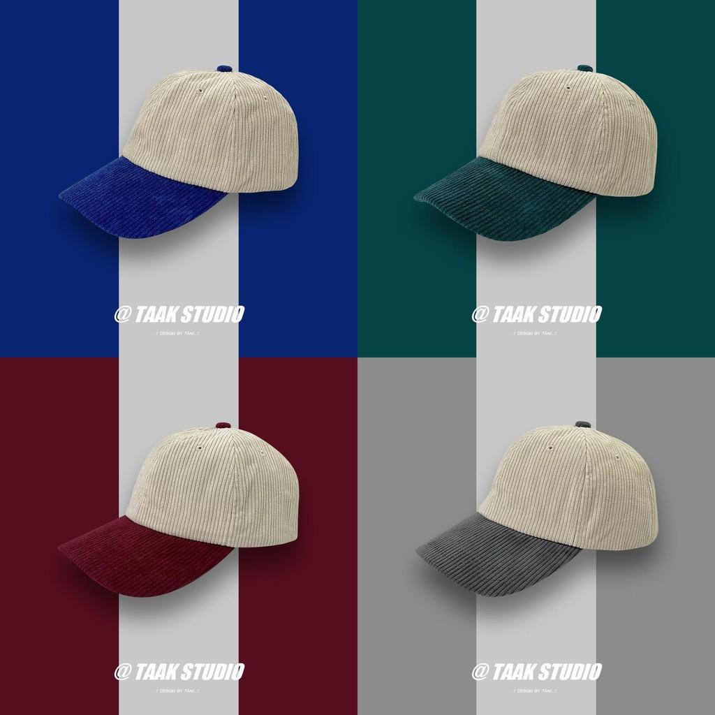 Unisex Corduroy Baseball Cap Retro Style Adjustable Hat For Spring Gift Summer