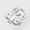 10PCS Universal Mounting Hooks Heavy Duty Wall Hanger Bracket for Pictures Frames Furniture Home Decor Storage