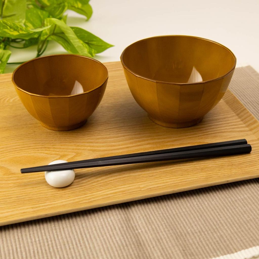 Asahi Koyo Hexagonal Pack of Dishwasher Made In Commercial Chopsticks, Resin, Heat-Resistant, 80, Black, 22.8cm, Safe, Non-Slip, Japan, Use, GY-03