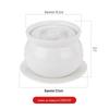 OIMG Ceramic Stew Pot with Lid & Saucer