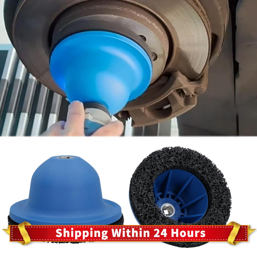 150mm Wheel Hub Grinder Silicon Carbide Disc Wheel Hub Resurfacing Kit for Rust Grinding / Cleaning Rotor / Rim Surface