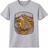 Wolf T Shirt Howling Wolf Mountain Moon Nature Wildlife Graphic Tee