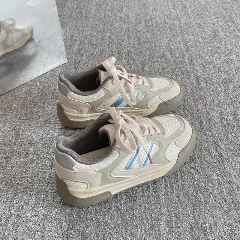 Board shoes women's shoes mesh breathable casual shoes women's trendy new spring and summer versatile platform white shoes