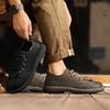 2026 New Casual Fashion Trendy Workwear Outdoor Versatile Leisure Four Seasons Super Fiber Leather Face Men's Board Shoes