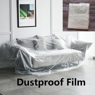 Plastic Waterproof Dust Cover Furniture Protection Transparent Masking Film Disposable Dustproof Protective Film