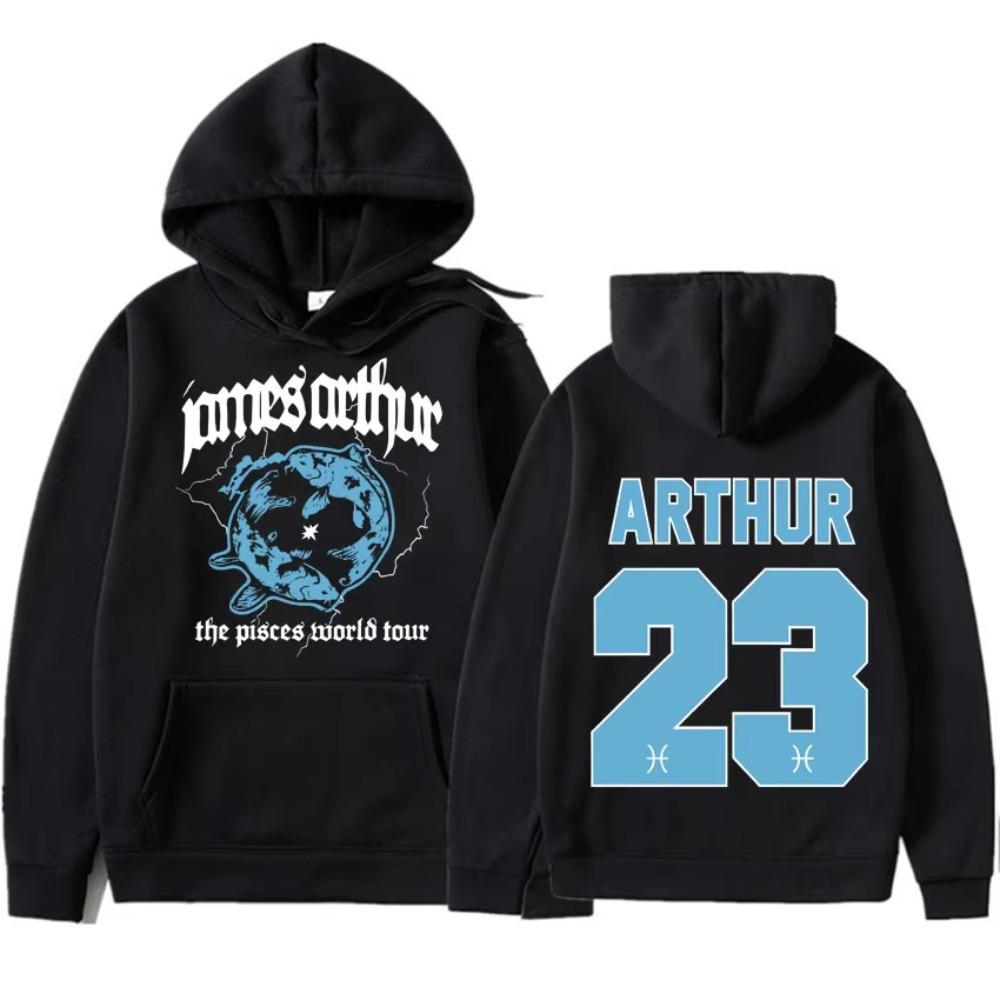 

Singer James Arthur Men Aesthetic Sweatshirt The Pisces World Tour Harajuku Pullovers Casual Fashion Oversized Hoodie S