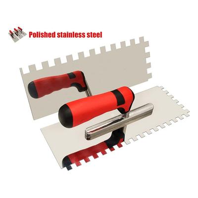 ABUL-Stainless Steel Square Notched Trowel Set Forwall Floor Tiling Installation Trowel Fortile Installation