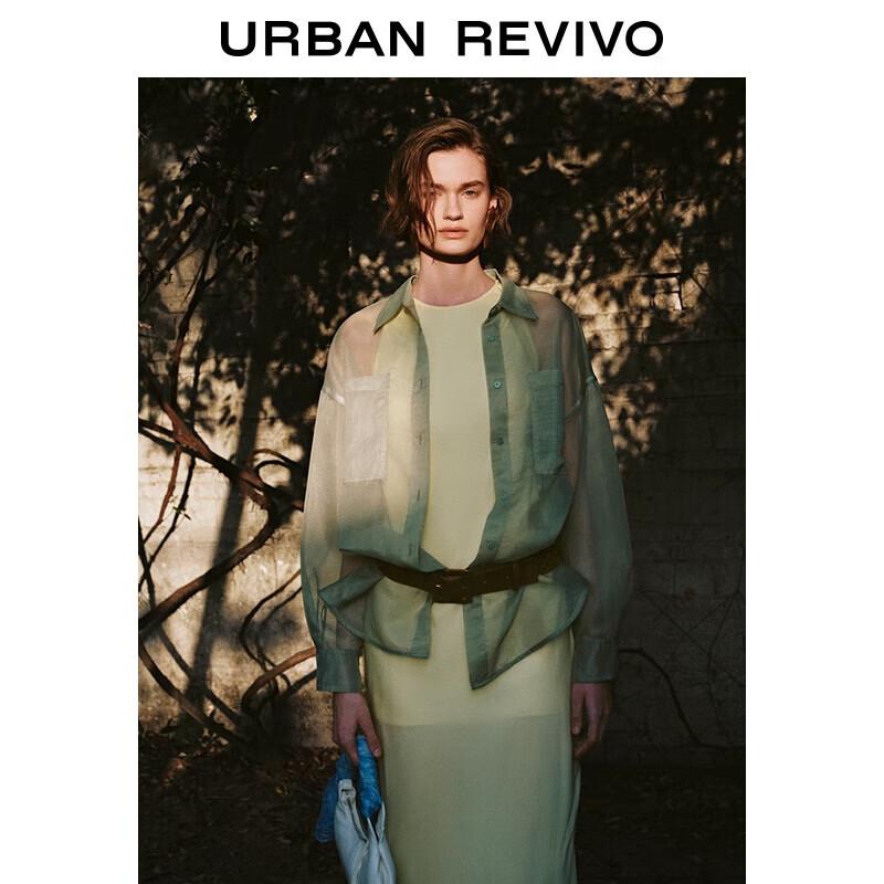 UR Women s Double Pocket Long Sleeve Commuter Shirt M