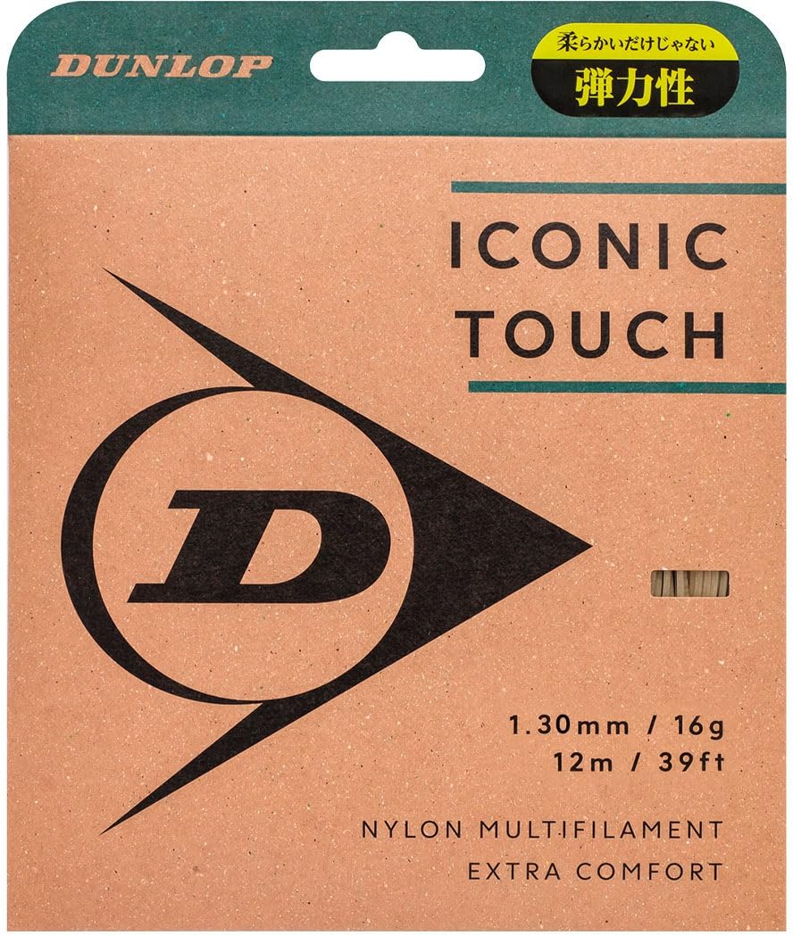 

Dunlop ICONIC TOUCH Tennis DSTA31011 String, 12m, Natural, 1.30/16G,