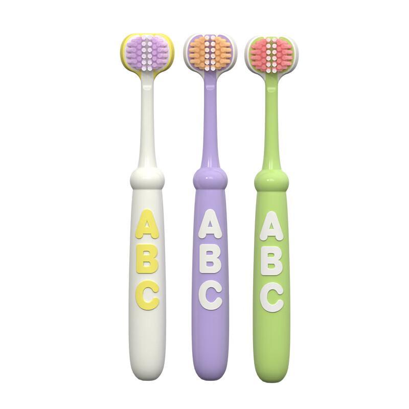 Kids 3-Sided Soft Toothbrush (2-pack)