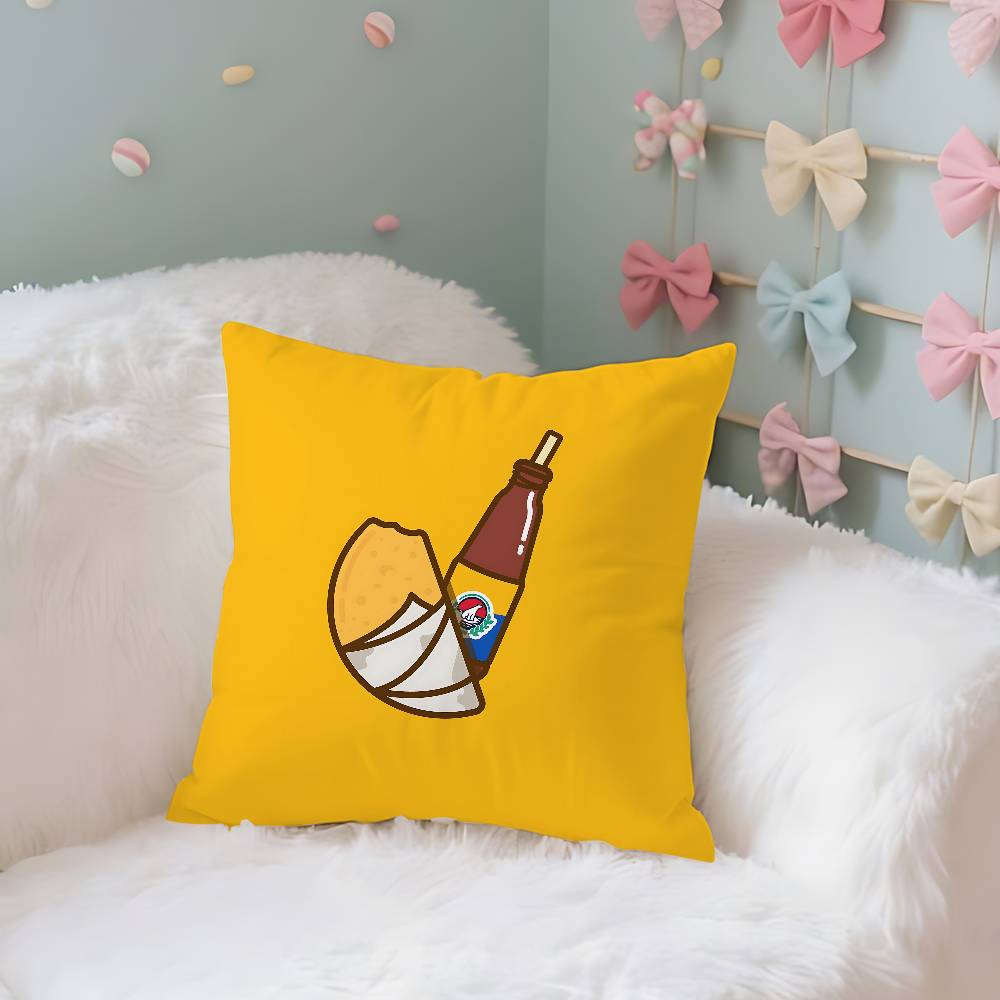 Venezuelas-Aesthetics-Art Pillow Case Cushion Cover Soft Cute Throw Pillow Case For Car Sofa Pillowcase Polyester With Zipper