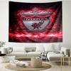 Liverpool FC Wappen Bedruckte Wandteppich, für Schlafzimmer, Wohnzimmer, Studentenwohnheim, Große Wanddekoration, Stoffdekor Fan Geburtstagsgeschenke