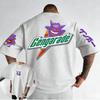 Men's and Women's Pure Cotton T-shirt 2026 Summer New Gengar Color Printed Harajuku Casual Loose Y2K Parent Child Top