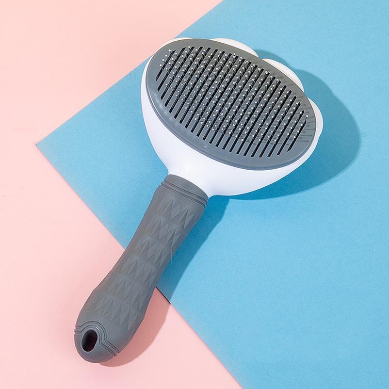 

Расческа-игла для питомцев, расческа для удаления шерсти кошек и собак, быстрая очистка кошачьей шерсти, массажная расческа для вычесывания, щетка для удаления шерсти, товары для питомцев серый